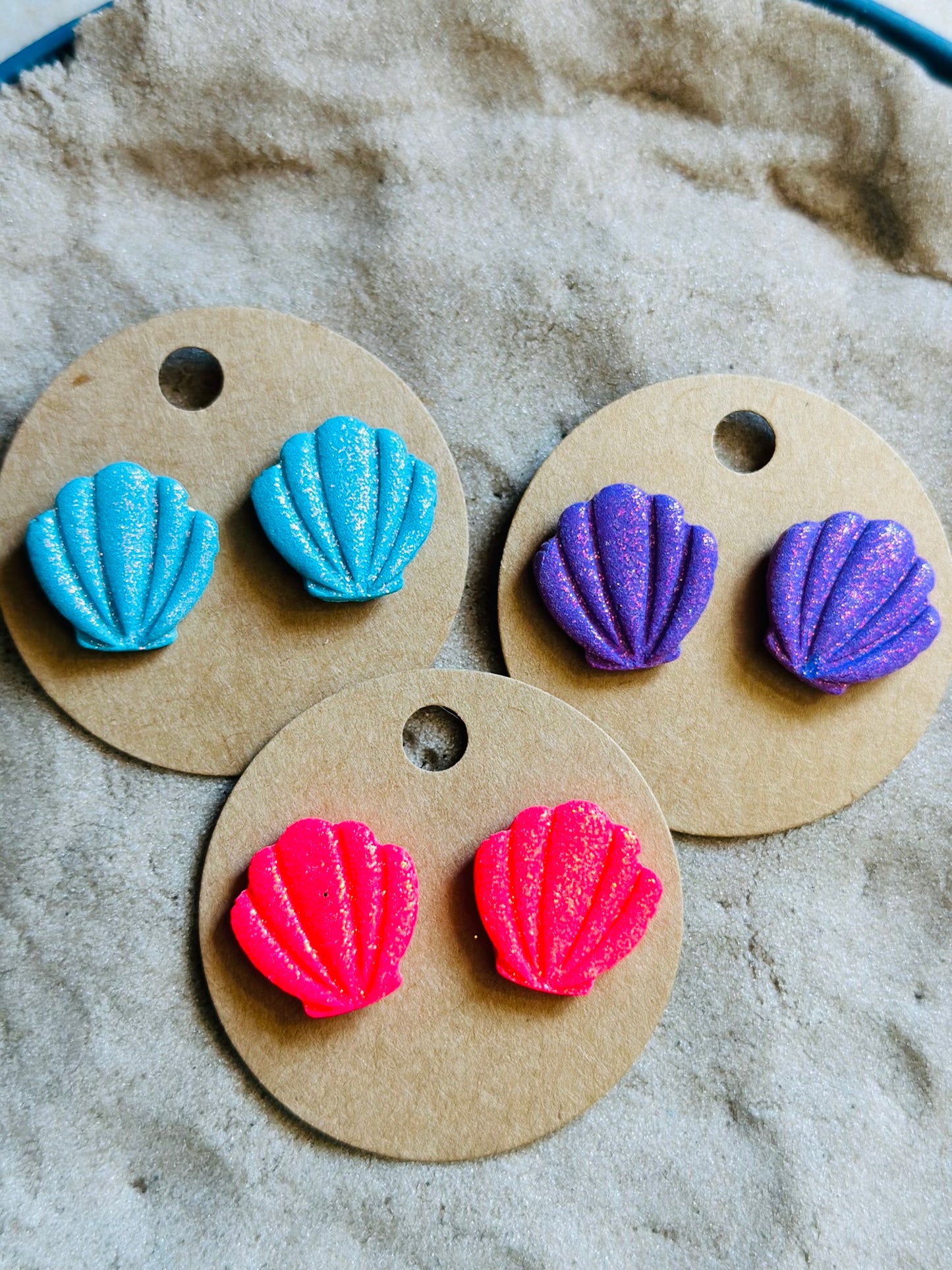 Mermaid Shells studs