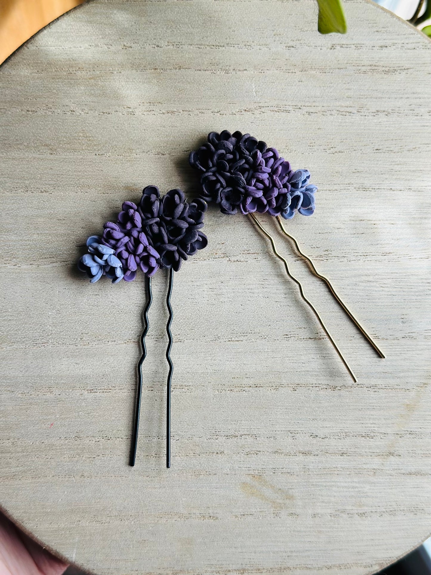 Large Flower Hairpins